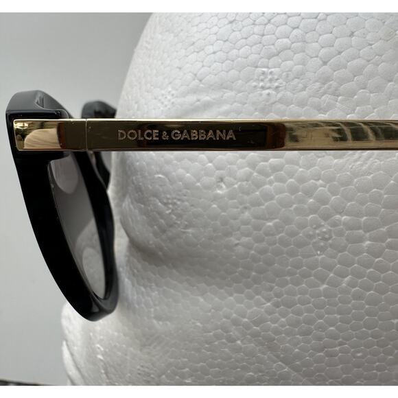 DOLCE & GABBANA DG4268 501 8G 52/22 140 3N Women Sunglasses Black Gold main image 5